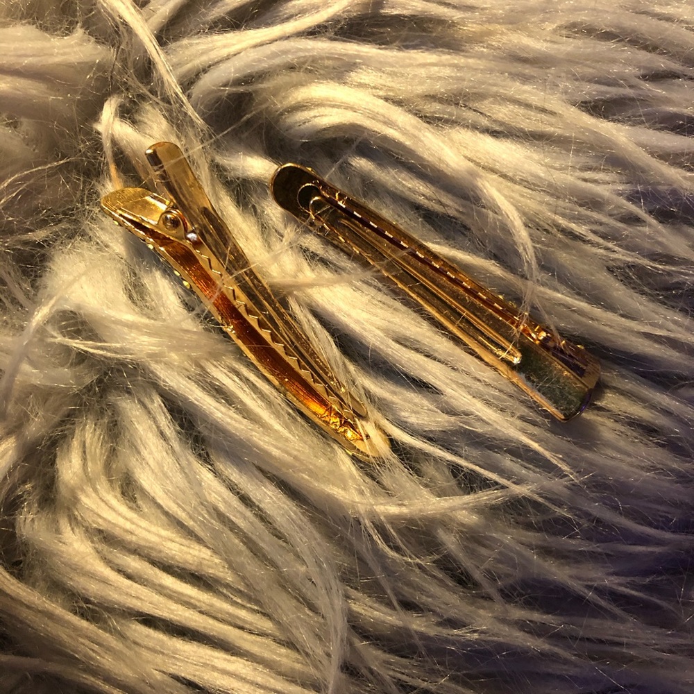 Crystal Rhinestone Hair Barrettes - Picture 2 of 2